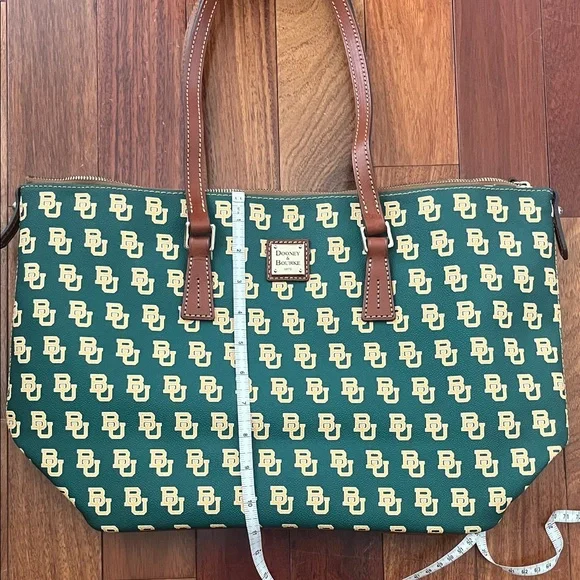 Dooney & Bourke Baylor University Green and Gold Logo Tote - Picture 2 of 5